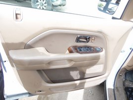 2008 HONDA PILOT EX-L WHITE 3.5L AT 2WD A17684